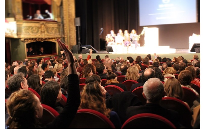 L'AG du futur, l'Assemblée générale des entreprises à mission, lundi 4 février dernier, au théâtre du Gymnase à Paris